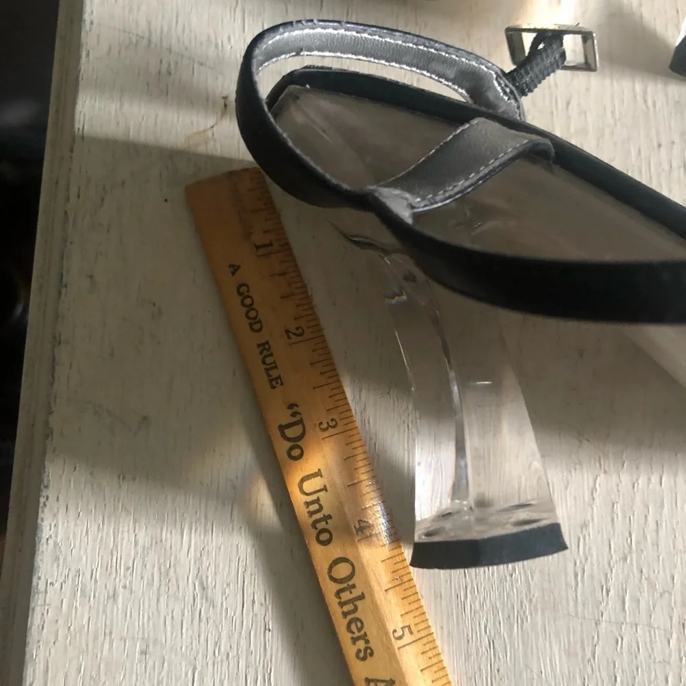 Vintage Lucite Platform Sandals